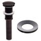 Novatto Sanguinello Mini Glass Vessel Bathroom Sink and Faucet Set, Oil Rubbed Bronze NSFC-008-1217003ORB - alternate 2